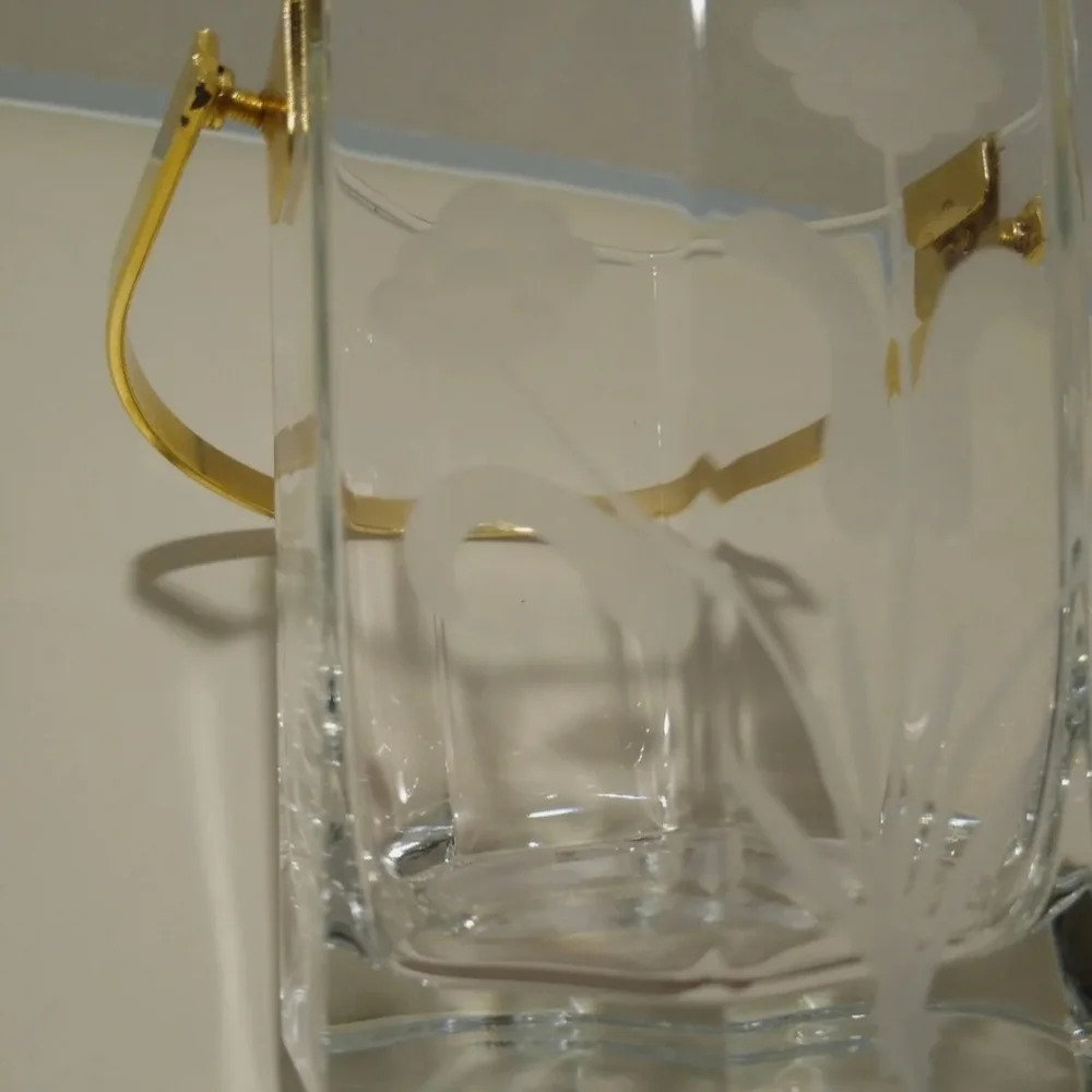 Vintage ARTE MURANO LINEA MERY KRISTALL Miniature Crystal Ice Bucket Italy (C16